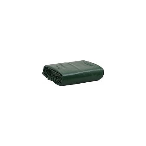Grüne Plane 1x2,5 m 650 g/m²-Crezuo