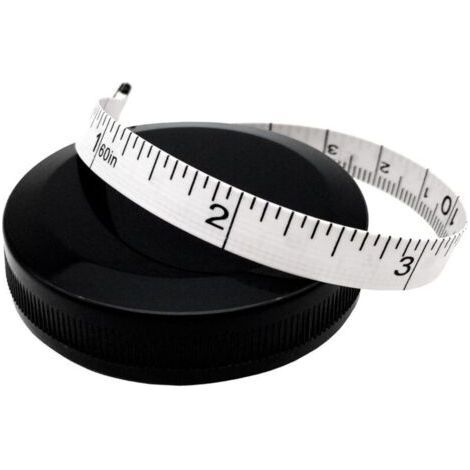 Maßband für Körpermaße, kleines Maßband für Schneider, 150 cm (60 Zoll), weiß (1/4)