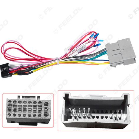 Compatible with the power cable conversion kit for Hummer H2/H3 (2004-2007) and the 16-pin rear cable for PalmXun 16P Android large screen navigation. (1/5)