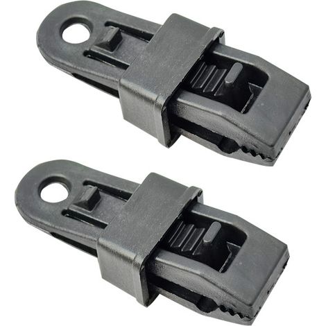 BEBUSINGOTO Paquete de 12 clips resistentes para lonas de exterior, para toldos, parasoles de coche y piscinas. (1/5)