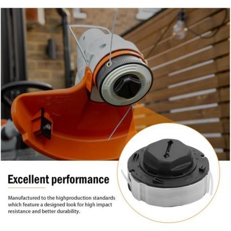 Lot de 3 bobines de rechange C3-2 pour Stihl FSA 57 avec tête de désherbeur AutoCut C3-2 - Remplace 4009 710 4305 4009 710 4306 (1/4)