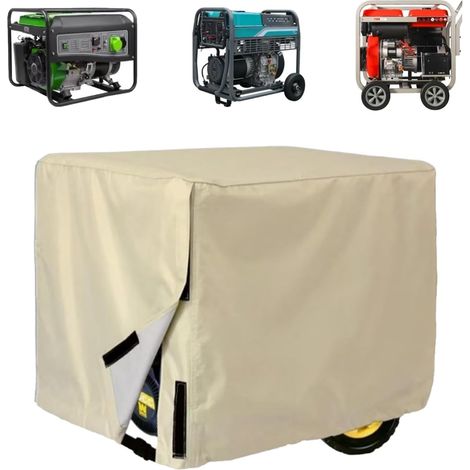1 Housse De Générateur 210D, Imperméable Et Anti-UV, Pour Jardin Et Terrasse, Protection 3000-5000W (1/5)