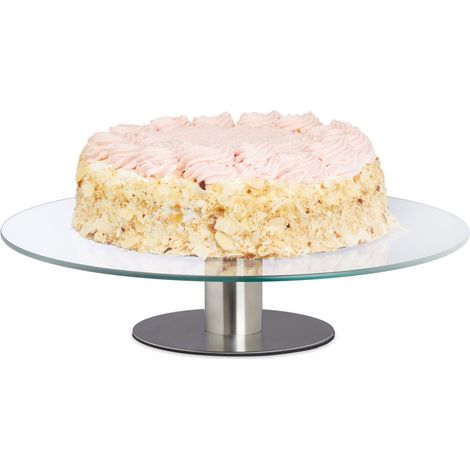 Piatto torta girevole su piedino (1/5)