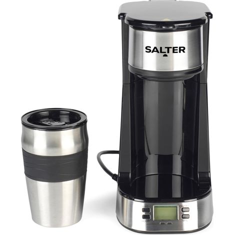 Cafetière numérique, machine à café filtre 1 tasse, réservoir 430 ml (1/5)