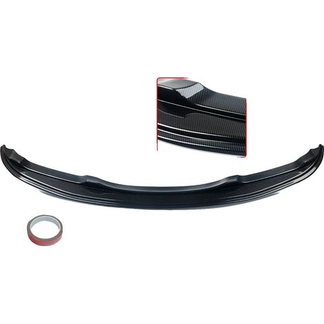 Separadores del parachoques delantero, plástico ABS, compatibles con E90 y E91, aspecto de fibra de carbono. (1/2)