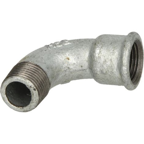 Raccord en fonte malléable coude long 3/4’’ FF/FM