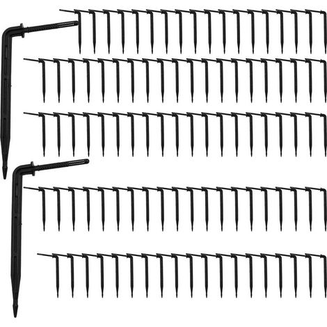 GDHZS-  Lot de 50 micro-goutteurs d'irrigation, 50 pièces/100 pièces - Pour la maison et le jardin，37mm×100mm，noir (1/5)
