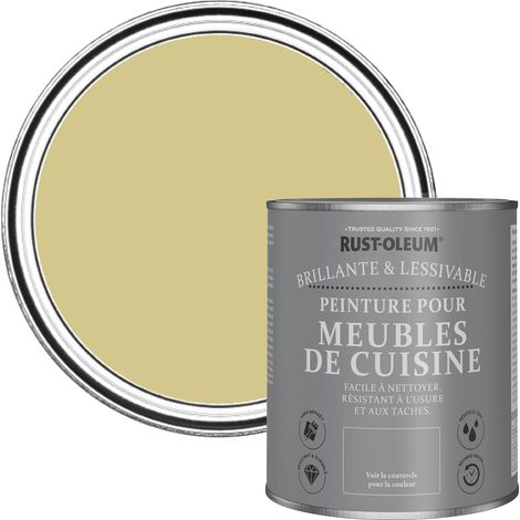 Peinture Verte pour Meubles de Cuisine, Finition Brillante - Wasabi 750ml (1/5)