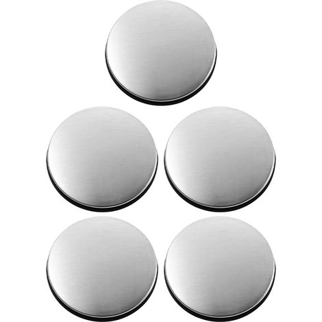 5 pièces Cache Trou Évier Inoxydable Plaque (1/4)