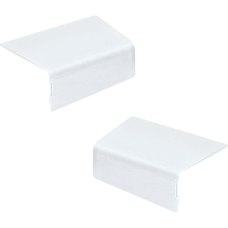 Hettich Möbel-Zierkappe, für Schrankaufhängung, SAH130, 79725, Kunststoff weiß (1/2)