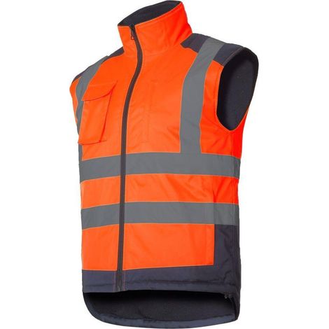Gilet di avvertimento reversibile, arancione, "3XL", CE, lahti