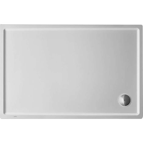 Duravit Starck Slimline - Plato de ducha 120x80 cm, Antislip, blanco 720121000000001 (1/4)