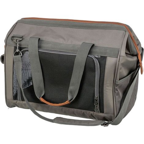 Borsa per Animali Domstici Trixie Finlay Nero Grigio 43 × 26 × 32 cm (1/5)