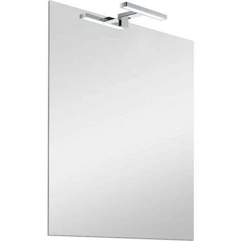 Specchio LED 50x70 cm reversibile con luce naturale (1/5)