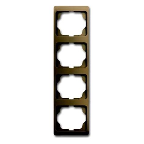 Cadre 4 Poussoirs Bronze Vertical Alpha 2CKA001754A4388 ABB 587027