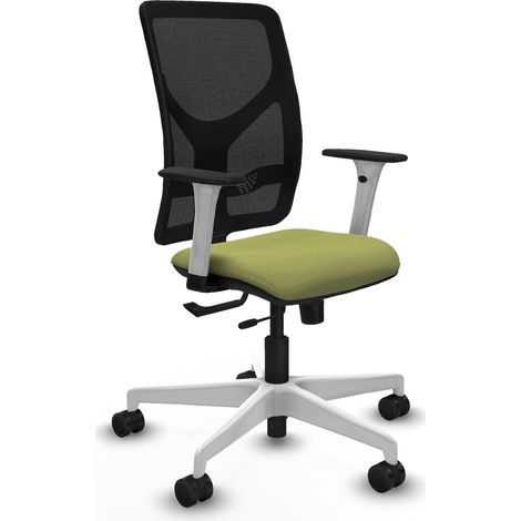 Chaise de bureau piqueras y crespo Motilla blanc support lombaire (1/2)
