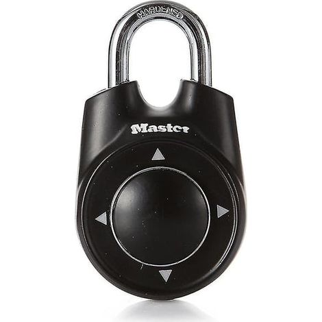 Cadenas directionnel Master Lock pour armoire/salle de sport, noir - couleur (1/2)