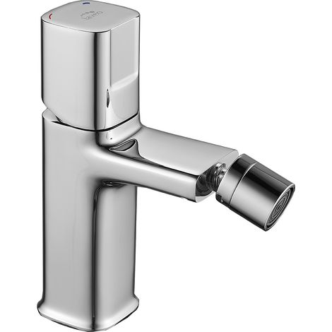 Rubinetto bidet a pavimento cromato LAVEO Tores con tappo