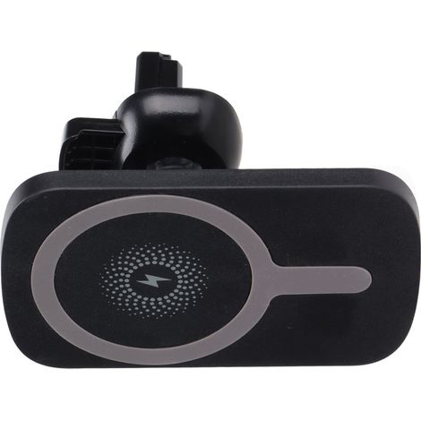 Support de charge magnétique voiture 15W noir pour iPhone, compatible avec ventilation C14 (1/5)