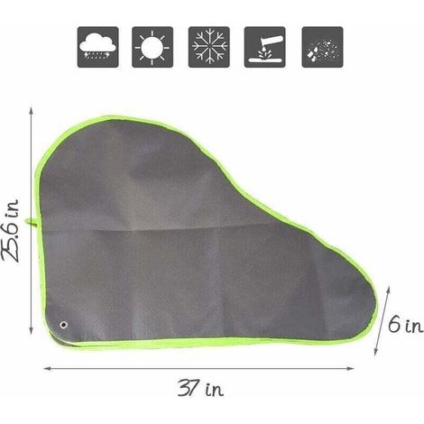 Housse de Timon remorques, Housse de Protection pour caravanes et remorques Attelage Universelle Couverture de remorquage Housse pour Tête d'attelage de Caravane Remorque - Gris (1/3)