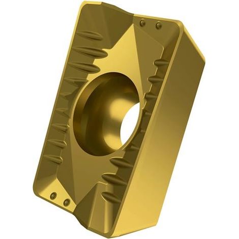 Fräswendeschneidplatte ISO APKX 1505PDSR-R:M8340 D.4,4mm PVD beschichtet Gold (1/2)