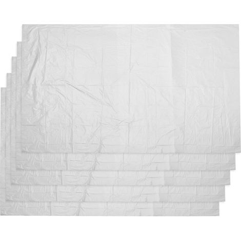 5 große Ballonbeutel, transparente Ballonaufbewahrungsbeutel, tragbare Ballondekorations-Tragetaschen-180.00X120.00X1.00CM-White (1/4)