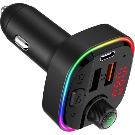 Autoradio Bluetooth, deux ports USB, port USB-C, protection contre les surtensions, lecteur MP3 (1/5)