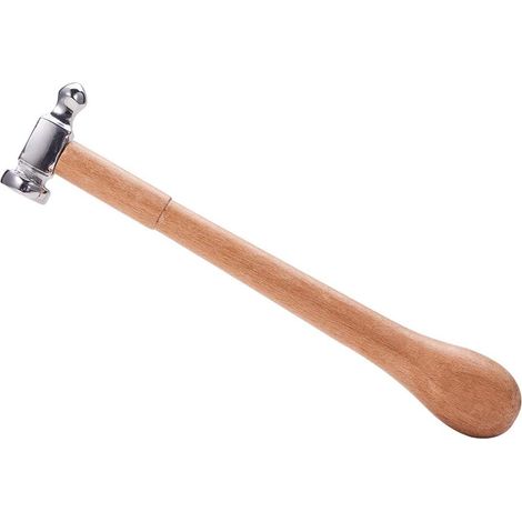 1lb Chasing Jewellery Hammer Making Hammers with Wood Comfortable Handle for Jewellery Crafts, 25 cm Long, 5.5 cm Wide (1/5)