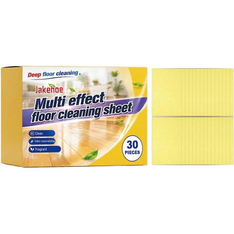 Lingettes nettoyantes ultra concentrées pour sols, idéales pour le lavage des parquets et planchers en bois. Formule naturelle qui nettoie et fait briller. Sans danger pour les animaux et les enfants. (1/5)