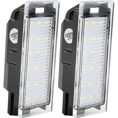 LED Plaque d\'Immatriculation,2 pièces LED Éclairage Plaque Immatriculation Ampoules,Super Brillant CanBus Pas d\'Erreur (1/5)