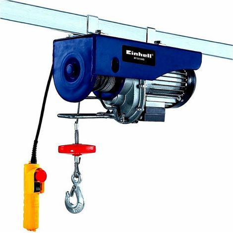 Paranco elettrico con carrucola bt-eh 600 einhell (1/3)