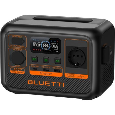 AC2P BLUETTI Estación de Energía Portátil 230Wh Carga Rápida, Compacta y Liviana (1/5)
