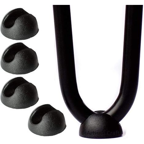 Lot de 10 protections silicone pour pieds de meubles – Antidérapantes 10mm – Pour carrelage et parquet – Installation facile (1/5)