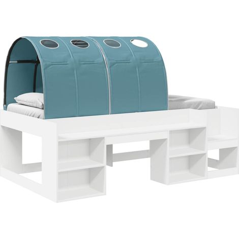 Maison Exclusive - Hochbett für Kinder mit Stauraum Weiß und Hell