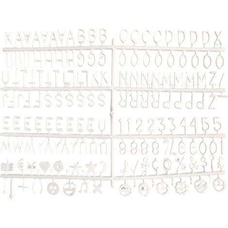 1 Tableau affichage feutre, lettres incluses, cadre bois, 170 caractères, décoration fête (1/5)