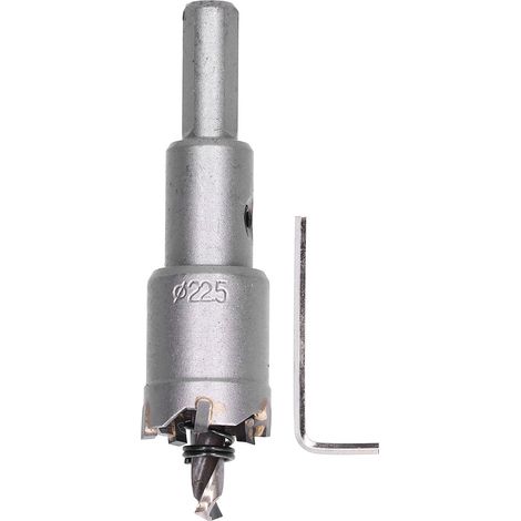 Perceuse scie cloche 22.5mm carbure TCT coupeur pour métal bois ouverture outil de perçage (1/5)