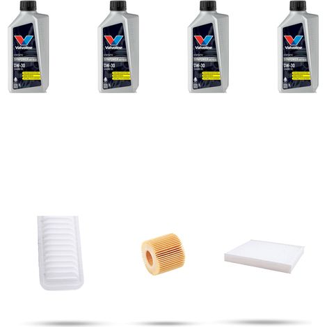Kit tagliando 3 FILTRI e 4L OLIO compatibile con Toyota Premio (T26) 2.0 116kw dal 2007 (1/5)