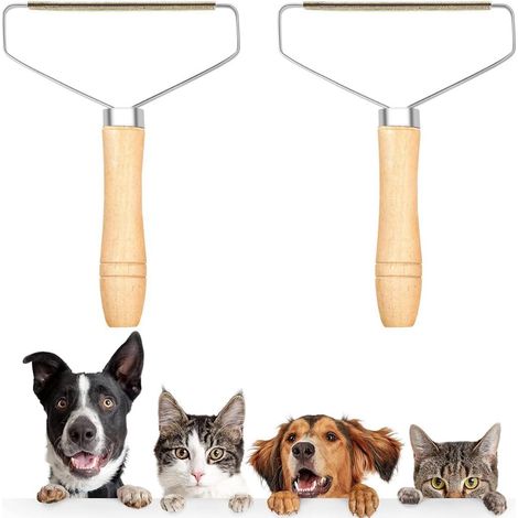 rasoirs manuels anti boulochage brosses à peluches portatives grattoirs portables pour chiens et chats. (1/5)
