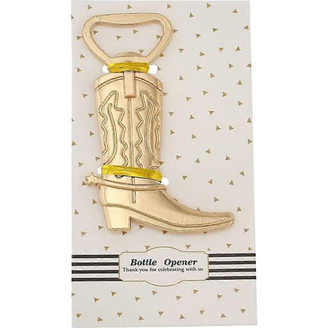Ouvre-bouteille en alliage rétro cowboy, cadeau de mariage original et favoris pour invités (1/4)