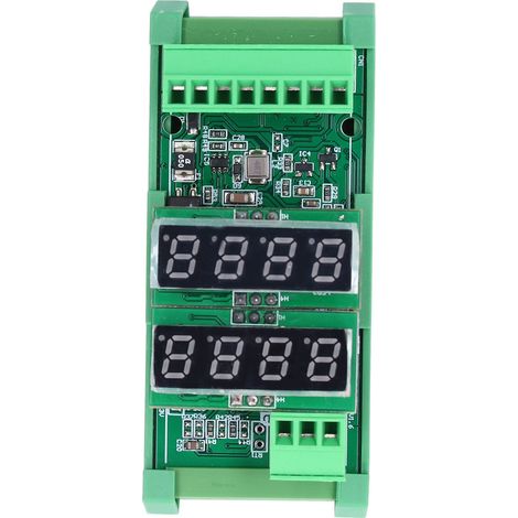 Temperaturtransmittermodul mit Detektionssensor, hochpräziser Digitalanzeige 2PT100 WSM03-01 und Ständer (1/5)