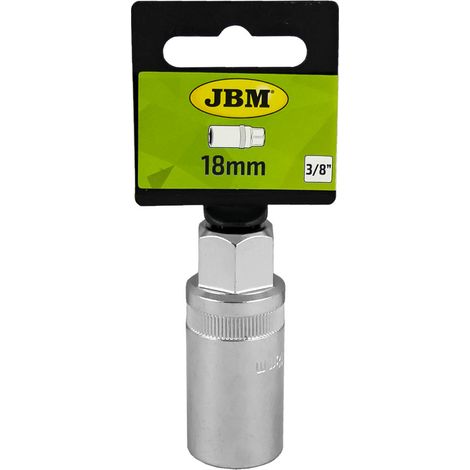 Vaso de bujía hexagonal de 18mm. ⅜"  JBM10239 (1/3)