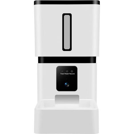 Distributeur automatique de nourriture pour chien avec caméra WiFi - 8 l, 33 tasses - Installation facile - Enregistrement vidéo HD 1080p - Pour chat, chien, petit animal domestique - Contrôle par (1/5)