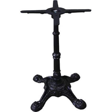 Pied de Table Décoré en Fonte pour Plateaux Werzalit - Bolero (1/5)