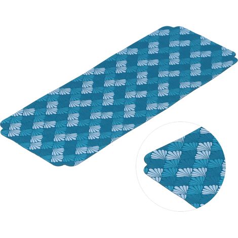 Platzsets im chinesischen Stil, gestrickte Stickerei, Teeservice-Platzsets für Zuhause, Teehaus, Wasserblau, Fächerblatt (1/5)