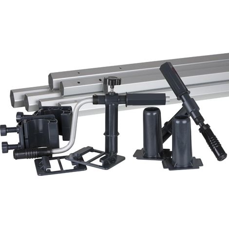 GRE – Enrouleur de bâche pour piscine hors-sol jusqu'à 5,8m – Installation facile – Accessoires inclus pour piscines en bois et tubulaires