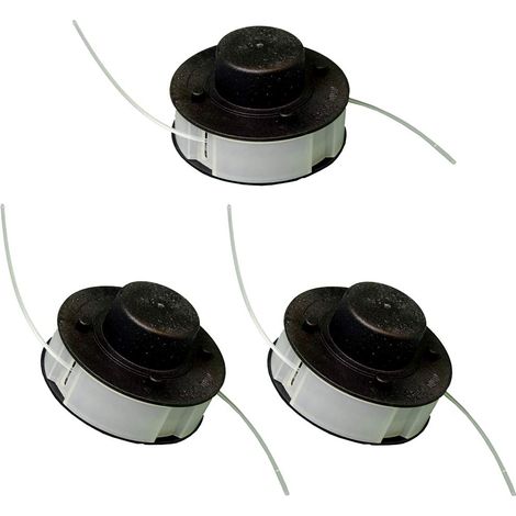 IKRA Bobine di Fili sostitutive (DA) Set da 3 13005001-3 Rocchetto per tagliabordi 350, IGT 600, etc