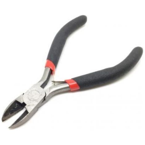 1 x Pince coupante, coupe fil précise, outil compact 10-12.5cm, accès zones étroites, électronique modélisme (1/4)