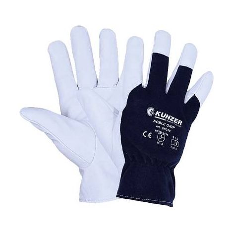 Guantes de protección Kunzer 9ng08 cuero cabra confort mecánico