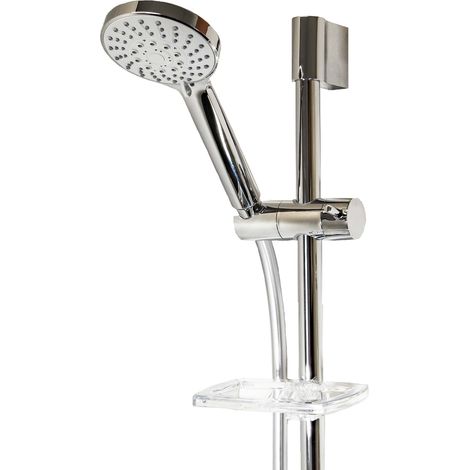tecuro Brauseset Sunshine-100 - mit 5 Funktionen Handbrause, Brauseschlauch 160 cm, Wandstange 68 cm (1/5)