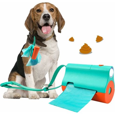 Distributeur De Sac A Crottes - Avec Lampe Led Integree - Pour Laisse Collier Ou Sac A Dos - 1 Unite